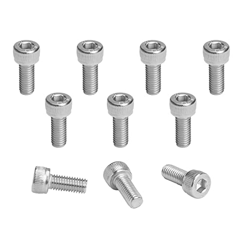 Xcotro 10pcs Bike Water Bottle Cage Bolts M5x12mm