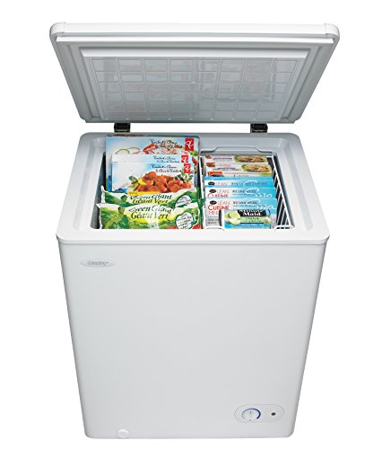 Danby Dcf038A2Wdb-3 3.8 Cu.ft. Garage Ready Chest Freezer With Basket And Front-Mount Thermostat, Perfect For Dorm, Mud Room, Basement, Kitchen #TOP3