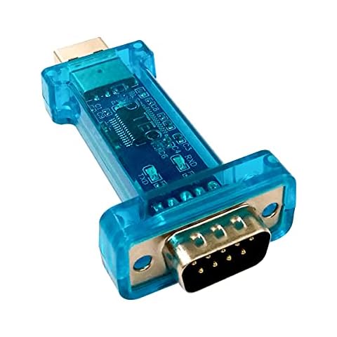DSD TECH SH-S10B USB to Serial RS232 DB9 Adapter with Pl2303GT for Windows 10 8 7 Liunx Mac OS(Blue) Cover