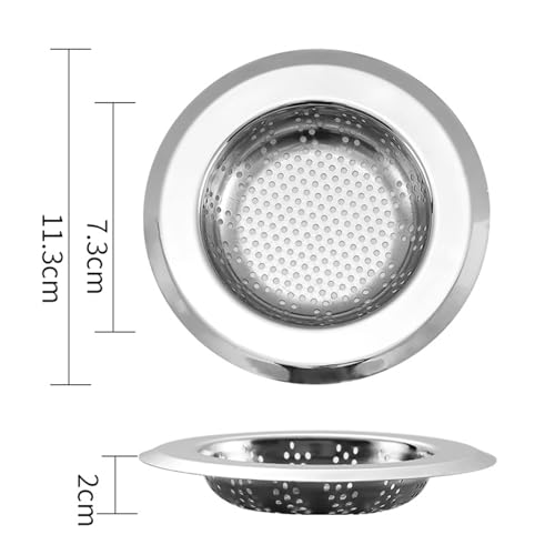 Colador para fregadero de acero inoxidable miniatura 6