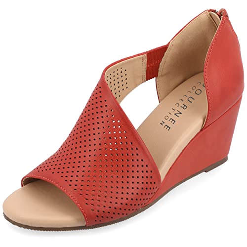 Journee Women's Comfort Foam Aretha Wedge Sandals