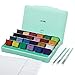 Produktbild Himi Gouache Farben Set, 24 Farben x 30 ml Gouache Paint Gelee Cup Design mit 3 Pinseln und Palette, Perfekt für Künstler, Kinder, Studenten und Anfänger, deckende Aquarellmalerei