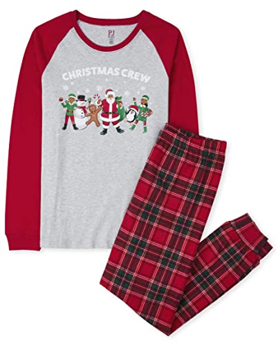 Image of The Children's Place baby-girls Family Matching Christmas Holiday Pajamas Sets, Snug Fit 100% Cotton, Adult, Big Kid, Toddler, Baby Pajama Set (pack of 1)