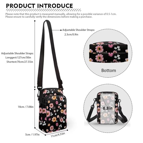 Image of Lightweight Small Crossbody Bags Cell Phone Purses Travel Pouch Shoulder Bag for Women