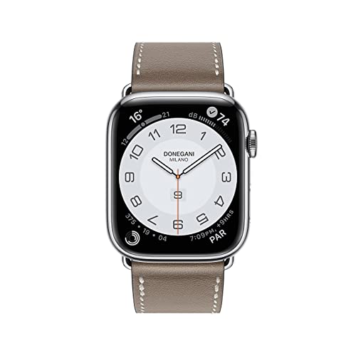 DONEGANI LB1 for Apple Watch Strap Ultra 2 Se 10 40mm 44mm 46mm 42mm 45mm 41mm 38mm 49mm Series 10 9 8 7 6 5 4 3 Band Women Men Leather Concrete - Image 4