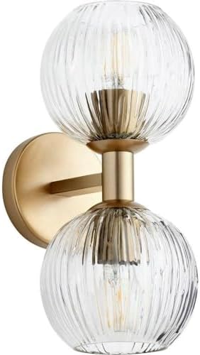 Cyan Design 10961 Helios Wall Sconce, 2-Light 200 Total Watts, Aged Brass