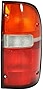 Dependable Direct Passenger Side (RH) Tail Light Lamp for 1995-2000 Toyota Tacoma TO2801116 - INCLUDES BULBS