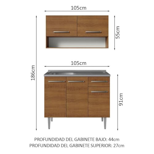 Opiniones de Mueble de Cocina Con Tarja Top 5. 24 Imagen adicional