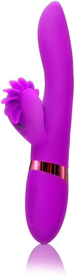 Automatic Shock Rod Female Seven-Frequency Vibration Seven-Frequency Tongue Smart Heating Charging Automatic Crazy Thrusting Telescopic Massage Stick Adult Supplies Purple