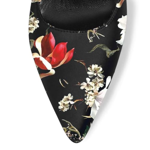 YDN Women's Pointy Toe Slip on Pumps Special High Heels Party Prom Dress Ladies Shoe Size 4-16 US2