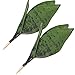 Beavorty 2pcs Artificial Fake Sansevieria Bonsai Snake Plant Faux Agave Fake Silk Plant for Outdoor Indoor Home Garden Office Store Decoration