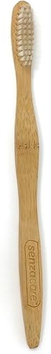 Miniatura 3 de Cepillo de dientes ultrasuave para adultos SenzaBamboo ecológico, 1, Bambú, 3