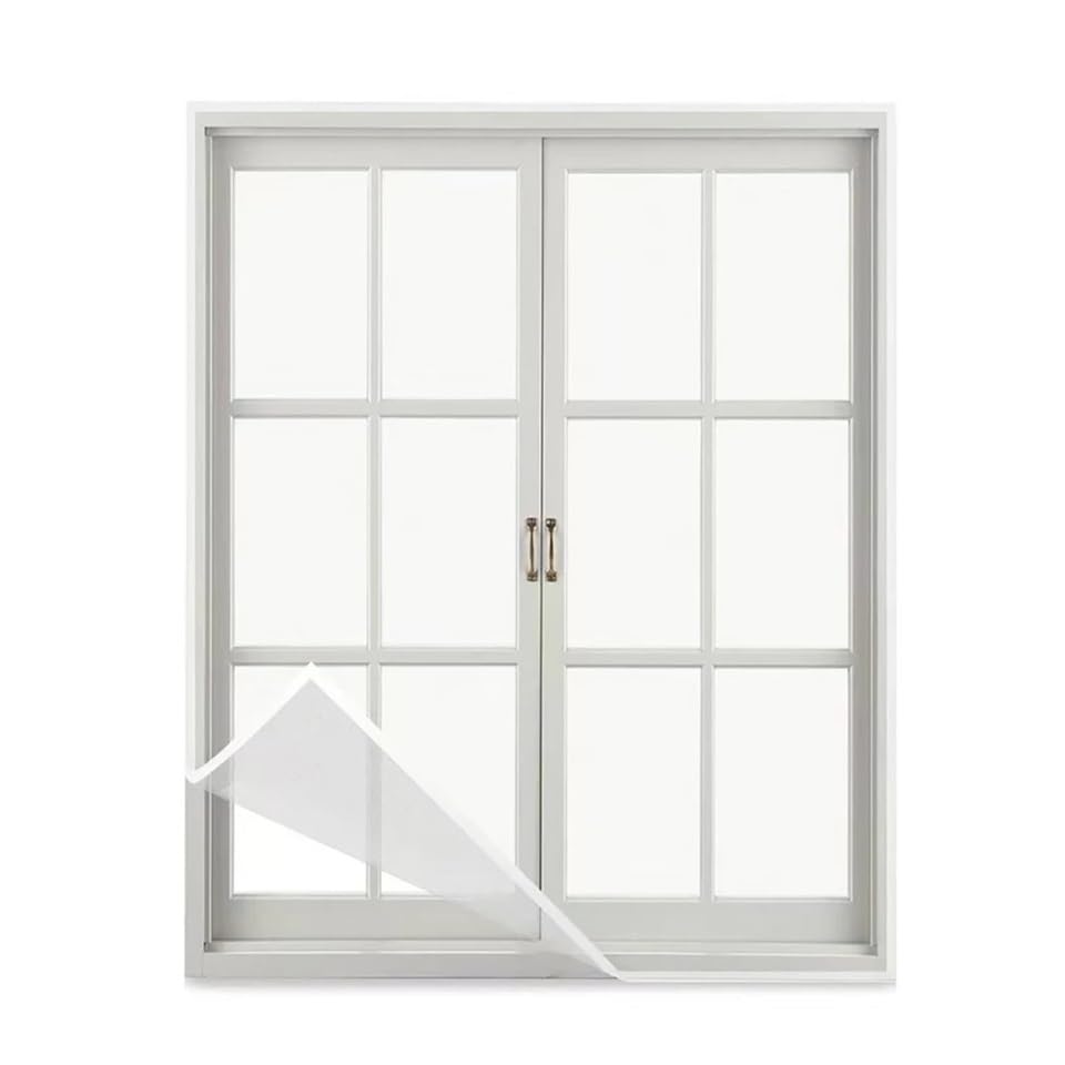 Mosquitera de ventana transpirable de fibra de vidrio con borde blanco resistente 2