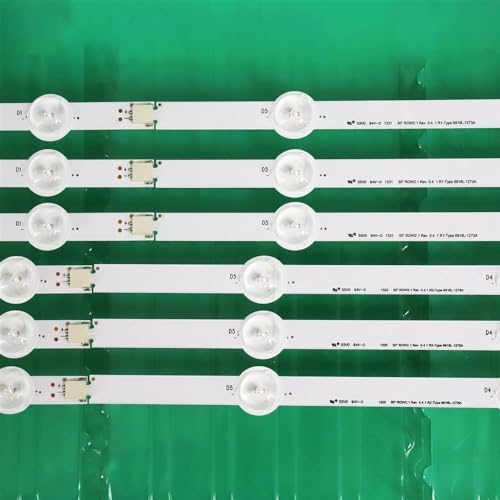 LED-bakgrundsbelysningsremsa 12 st för LG 50" TV-modeller