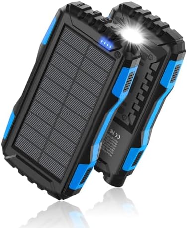 Solar Charger Power Bank 42800mAh, Portable Charger, Solar Power ...