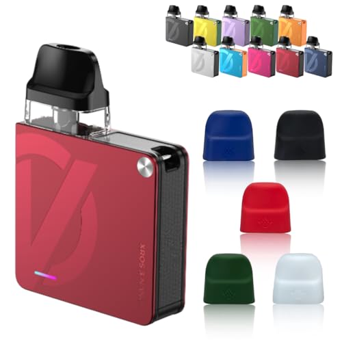 【クロス3ナノ セット】Vaporesso XROS 3 Nano Pod Kit + シリコンキャップ5色セット (Magenta Red)