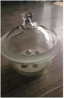 GOWE 400mm White Glass desiccator jar lab dessicator dryer