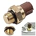 FSFY Water Tank Thermostat Automotive Electric 85℃ Fan Power Radiator Temperature Sensor Switch Motocross Gold Copper for Honda CRF250X CRF450L CRF450R CRF450RWE CRF450RX CRF450X Motorbike 1pc