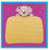 Deskeez Lap Desk with Plush Stuffed Dog Attached, Light Pink