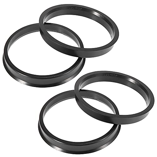 X AUTOHAUX 4pcs Bague de Centrage 67.1mm a 74.1mm Jante Plastique Voiture Anneaux Roue Alésage Entretoise