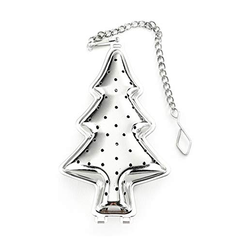 Hemoton 2 Pcs Infusor de ChÃ¡ de Natal Filtro de ChÃ¡ Em Forma de Ãrvore de Natal de AÃ§o InoxidÃ¡ve