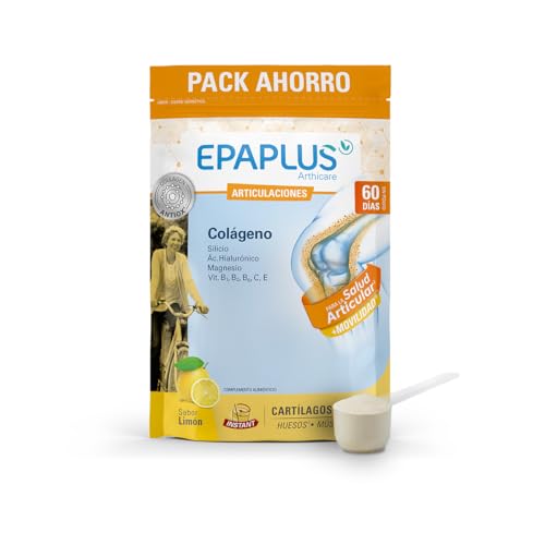 EPAPLUS Arthicare | Colágeno Hidrolizado en Polvo para Articulaciones | Fórmula Antiox con Magnesio, Ácido Hialurónico y Silicio | 10 g por dosis | Vitaminas C y E | Apoyo a la Movilidad | 60 Días