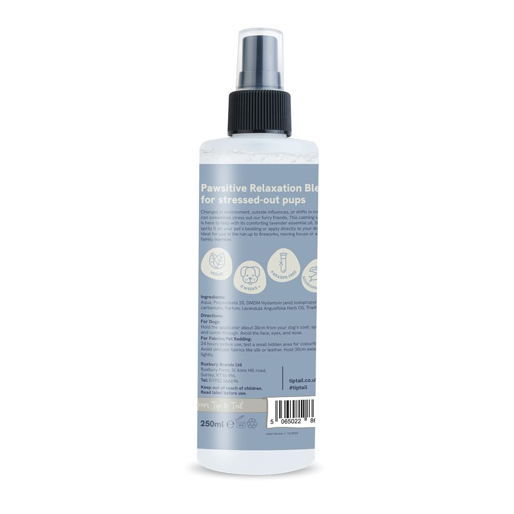 Tip Tail Lavender Calming Mist for Dogs, Comforting Aromatherapy to Calm Stressed and Anxious Dogs. Use on Bedding - Image 2