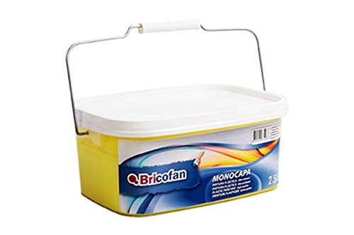 Cofan Pintura Plástica Monocapa | Apta para Interiores | Capacidad 2,5 L | Color Amarillo Limón