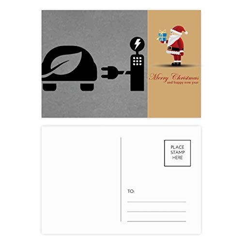 Cartes postales de Père Noël pour protéger l'environnement en famille
