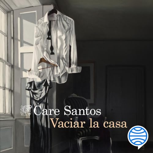 Diseño de la portada del título Vaciar la casa