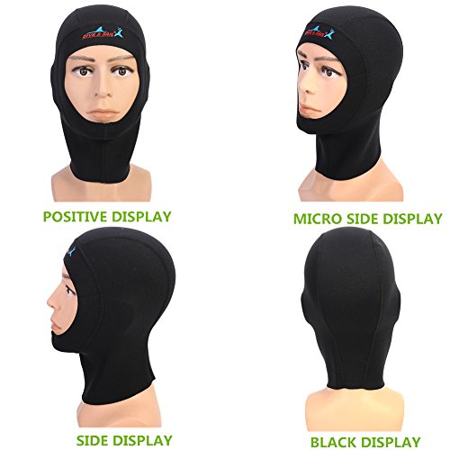 image for Vbestlife 1/3MM Bib Hood Diving Cap Neoprene Scuba Snorkeling Wetsuit 