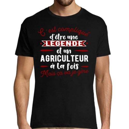 T-Shirt Homme Agriculteur à porter au quotidien pour un style humour