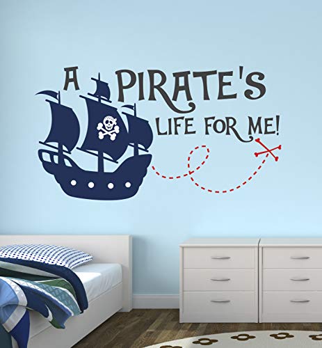 Vinilo decorativo infantil pirata 30" x 16"