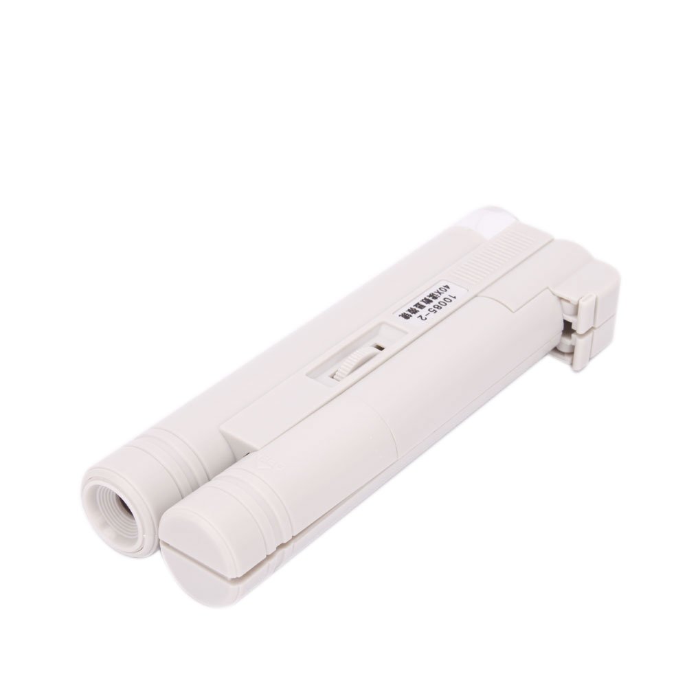 Pocket LED Illuminated Light 40X Microscope Magnifier Magnifying Loupe with Scale