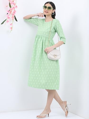 Image of Vishudh Women's Casual Dress | Comfortable Everyday Wear for All Occasions | Chic & Versatile Fashion for Women