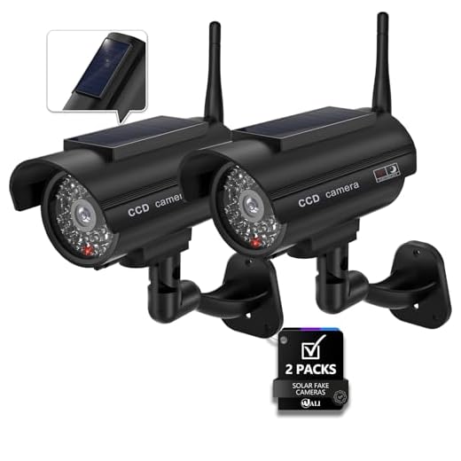 WALI Solar Powered Dummy Security Camera