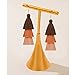 DIYANMMY 3 Tier Layered Colorful Tassel Earrings Bohemian Big Dangle Drop Fashion Jewelry Earrings for Women Valentine Birthday Party Gift. (brown 3 Se)