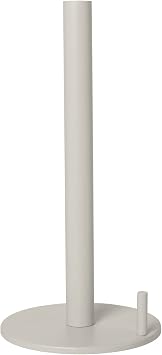blomus Colo Kitchen Roll Holder Colour Moonbeam Powder Coated Steel Non-Slip & Stable Height: 32 cm Elegant Design for Kitchen and Household