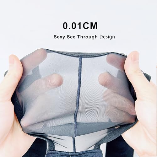 Men's Thongs Underwear Sexy Low Rise G String, Mesh JockStrap Stretch Athletic Supporters for Men4