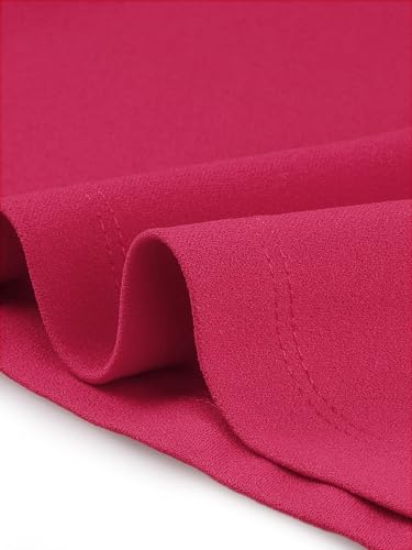 Image of Allegra K Formal Work Dress for Women's Puffy Sleeve A-Line V Neck Office Dresses