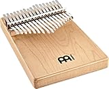 Sonic Energy Massivkörper Kalimba – C-Dur, 17 Töne – Ahornholz – Für Meditation, Yoga, Percussion – Inkl. Zubehör (1B-KL1704S)