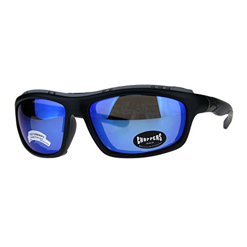 Choppers Mens Biker Sunglasses Foam Padded Wind Blocker UV 400