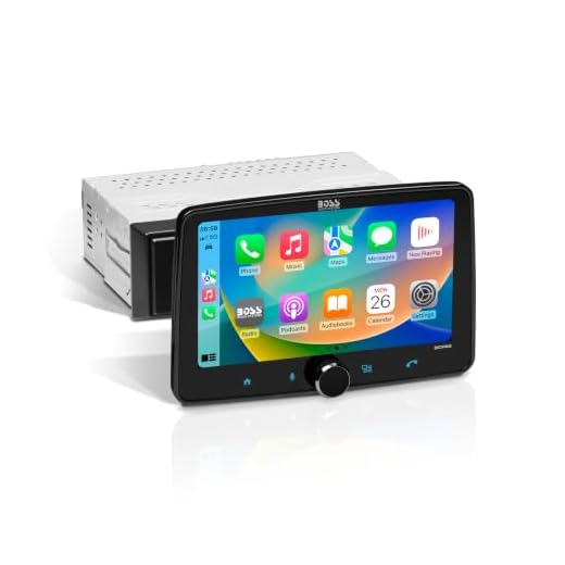 BOSS Audio Systems BCPA8 CarPlay Android Car Stereo, 8 Inch Touchscreen