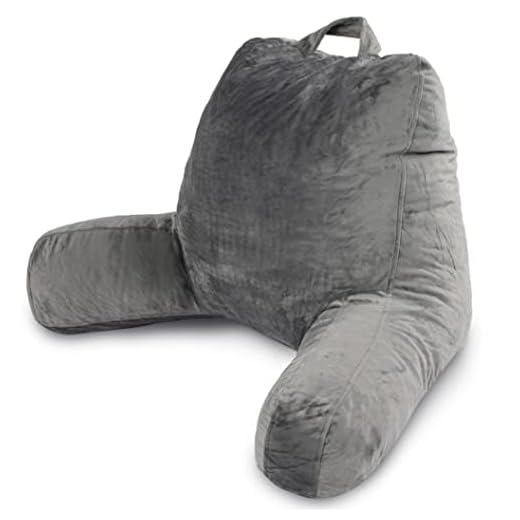 Milliard Reading Pillow with Shredded Memory Foam, Great As Backrest for Books Or Gaming- 18x15 inches (Sit up Pillow)