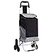 Koszyk Koszyk Koszyk Wspinaczka Schody Składane Oxford Tkaniny Koszyk Mały Koszyk Przenośny Wózek Home Trolley Trailer Cart Pull Truck Carn (Color : Black)