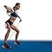 SPRI Resistance Bands with Handles - Exercise Resistance Tube Bands for Strength Training Fitness - Workout Arms, Chest, Back, Shoulders – Orange, Light