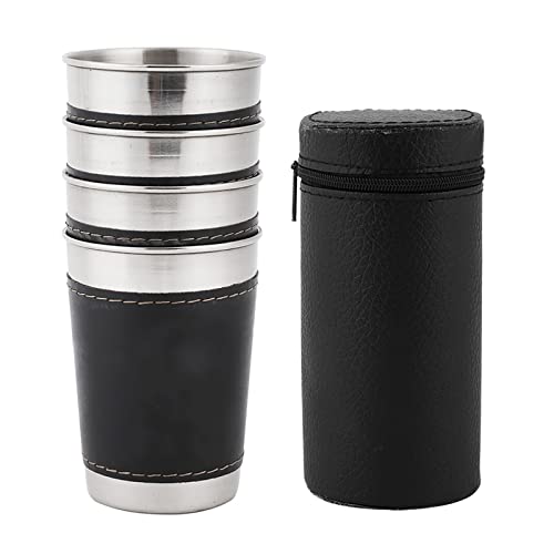 Joyzan 4pcs Metal Wine Tumbler