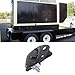 Keenso Shed Door Latch, Shed Door Handle Tool Box Latch T Handle Lock Truck Cap Locking T Handles Shed Door Latch T Handle Lock Kit Truck Shell RV Generator Door Latch T Handle with 2