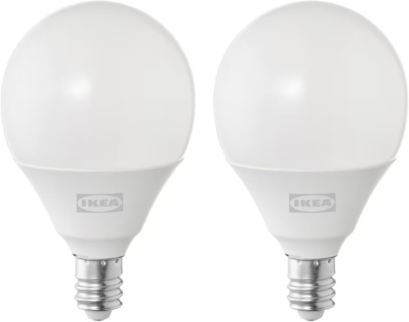 E12 400 Lumen LED Light Bulb 5 Watt - Pack of 2