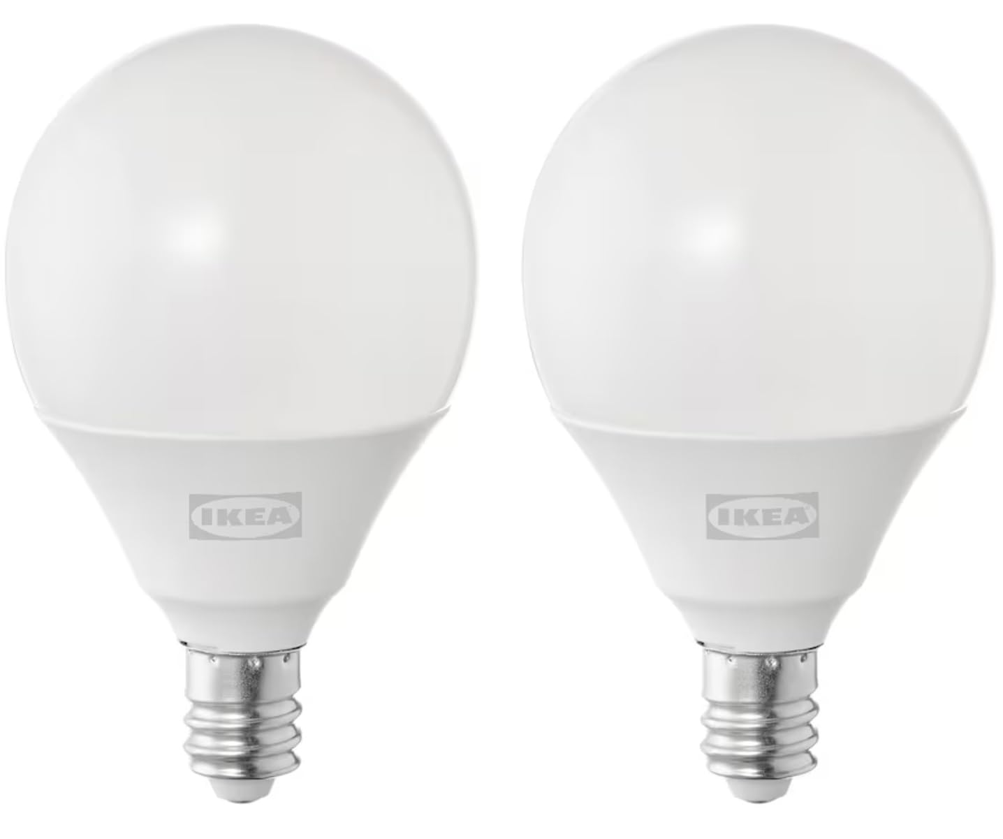 Ikea E12 400 Lumen LED Light Bulb 5 Watt - Pack of 2